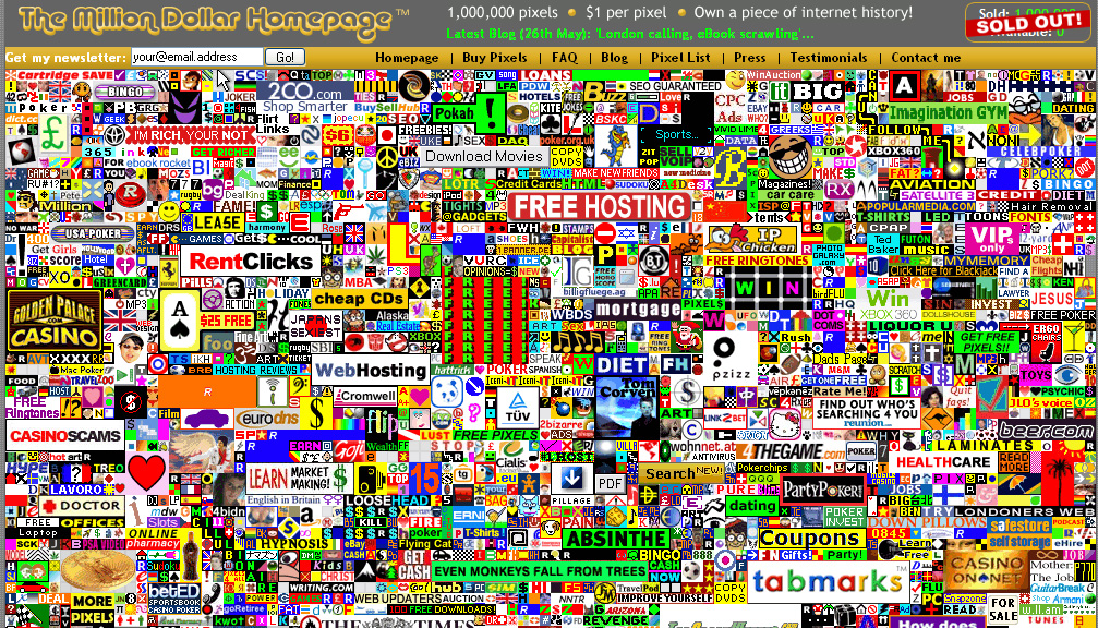 Million Dollar Homepage