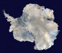 Antarktik, satelitski snimak